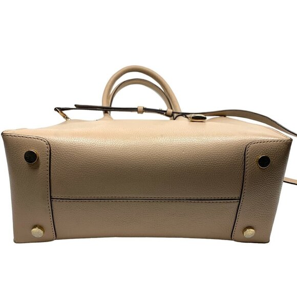 Michael Kors Large Mercer Satchel in Oyster Pebbled Leather 30F6GM9T3L/134 - Picture 11 of 16